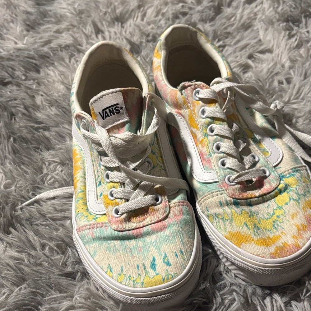 Vans Pastel Tie-Dye Canvas Sneakers